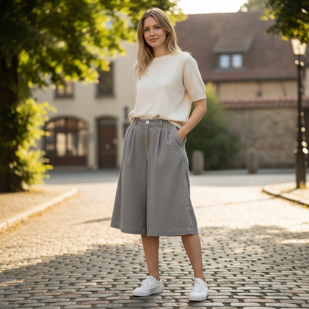 Vintage 80’s White Stag Corduroy Goucho Pants‎